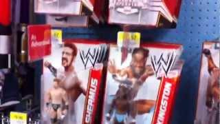 WWE ACTION INSIDER: Walmart wrestling figure aisle Mattel battlepacks "grims toy show"