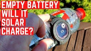 Garmin Instinct 2 Solar Charging Empty Battery Test