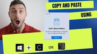 copy and paste using clipboard