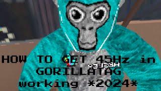 How to get 45Hz on GorillaTag with sidequest