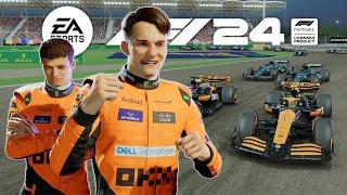 INTENSE FIRST CO-OP RACE IN F1 24 - McLaren Career Mode | PS5 Gameplay