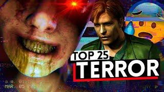 Los 25 MEJORES JUEGOS de TERROR de TODOS los TIEMPOS