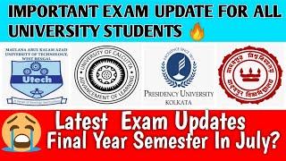  LATEST EXAM UPDATE FOR ALL UNIVERSITY STUDENTS  ll MUST WATCH ALL UNIVERSITY STUDENTS ll