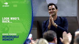 Roger Federer Returns to Arthur Ashe Stadium! | 2024 US Open