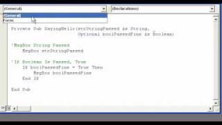 Video 6: VB 6 Programming, Referencing To Parameters Part 1