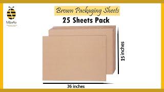 MBS Packaging Material Brown Sheets Daraz Packaging Material Gift Wrapping Paper Book Binding Sheet