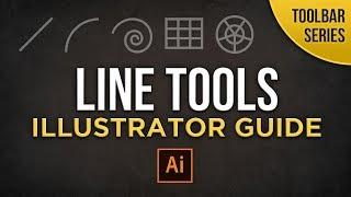 Line Segment Tools | Adobe Illustrator cc Beginners Guide | Toolbar Series