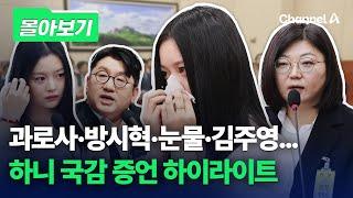 [몰아보기] '아이돌 1호' 국감 등장 하니, 김주영에 직격 날린 하이라이트 / 채널A