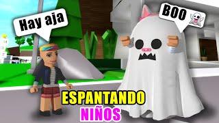 Adoptando Niños para espantarlos en Brookhaven /Roblox