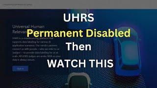 UHRS Alert Part 2 - Use This Strategy To Avoid Disabled