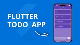 Flutter ToDo App Tutorial for Beginners - Apps From Scratch