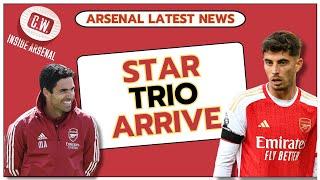 Arsenal latest news: Star trio arrive | Calafiori medical | Predicted XI vs United | Nketiah's value