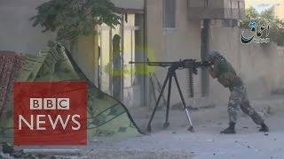 Islamic State video shows battle for Kobane - BBC News