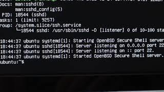 Install SSH server on Raspberry PI Ubuntu Server