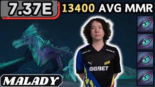 7.37e - Malady WINTER WYVERN Hard Support Gameplay - Dota 2 Full Match Gameplay