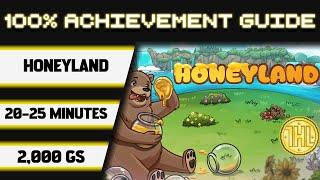 HoneyLand 100% Achievement Walkthrough * 2000GS in 20-25 Minutes *