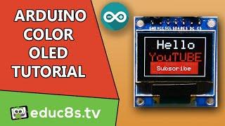 Arduino Tutorial: Color OLED SSD1331 display with Arduino Uno from Banggood.com