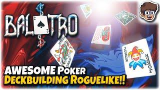 New Poker Combo Building Deckbuilder Roguelike!! | Let's Try Balatro