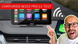 CarPlay et Android Auto sans fil dans n'importe quelle voiture (Carpuride W103 Pro)