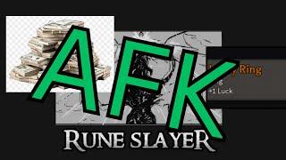 How to AFK farm money and Gold in Rune Slayer