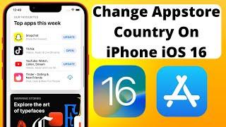 How to Change Appstore Region And Country On iPhone Or iPad iOS 16 Appstore Country Change