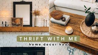 Thrift With Me for Home Decor | HUGE Haul + Styling Tips