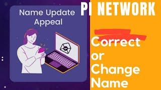 How to correct your name in Pi Network || Name change available in Pi network #Pi network #crypto