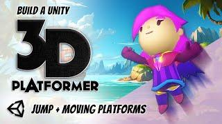 3D Platformer in Unity - Jumping Onto Moving Platforms (Part 2)