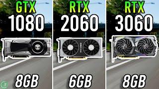 GTX 1080 vs RTX 2060 vs RTX 3060 - Tested in 2023