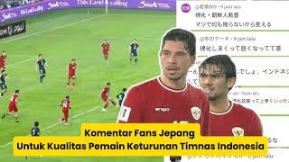 Komentar Fans Jepang Untuk Kualitas Pemain Keturunan Timnas Indonesia Usai Dibantai Jepang