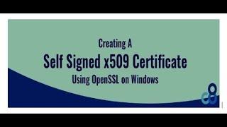 How to create self signed SSL certificate using OpenSSL