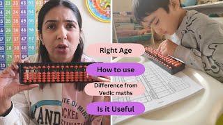 What is ABACUS ? क्या है Abacus | Introduced my 5 year old to ABACUS and  was surprised!