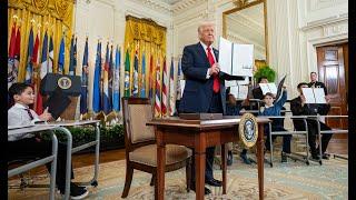 President Trump Participates in an Education Event and Signs an Executive Order