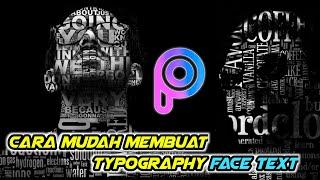 Cara Membuat Typography (Face Text) - Picsart Tutorial 2021