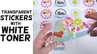 How to Print and Cut Transparent Stickers