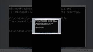 Change Windows Password using Command Prompt