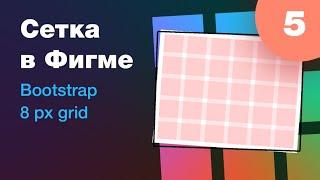 [NEW]  Модульные сетки в Фигме. Boostrap. 8px grid. Новый нескучный курс по Фигме. Урок 5