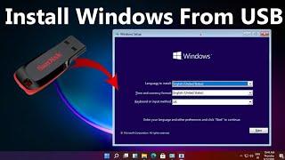 How To Install Windows with USB | Pendrive Se Windows Install Kaise Kare | Install Windows with USB