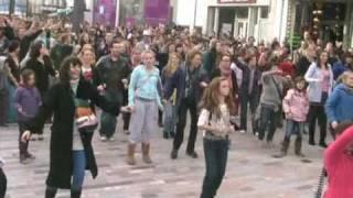 Cork Flashmob Let Mr Blue Sky In