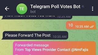 Telegram Fake Poll Votes Bot #PollVotes #FakePollVotes #TelegramPollBoost #TelegramVotesBuy #VoteBuy