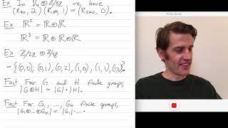 Abstract Algebra. Direct products