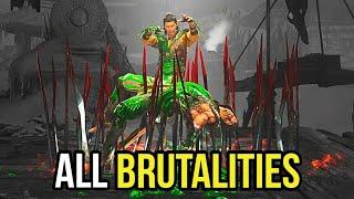 Mortal Kombat 1 - ALL Shang Tsung Brutalities [4k HDR]