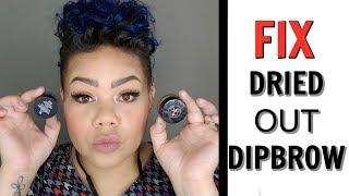 HOW TO FIX DRIED OUT EYEBROW POMADE- BEAUTY HACK