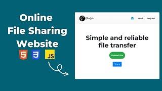 How to Create Online File Sharing Website in JavaScript