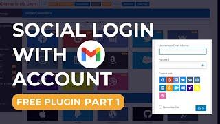 How To Add Social Login To Wordpress With Gmail Account 2024