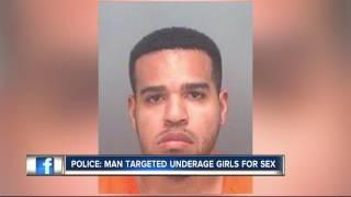 Police: Man targeted underage girls for sex, arrested for online sex crimes