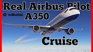 iniBuilds A350 Tutorial: Cruise | Real Airbus Pilot Guide