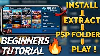 {BEGINNERS TUTORIAL}How To Play Games Using PPSSPP Emulator In Hindi |  PPSSPP | Badshah Gamer |