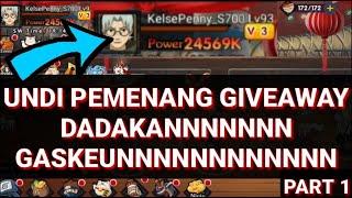 Ultimate Fight:Survival - Undi Pemenang Giveaway Dadakan Part 1