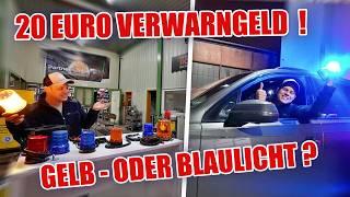 20 EURO FINE for flashing blue lights in a PRIVATE car ?! | ItsMarvin